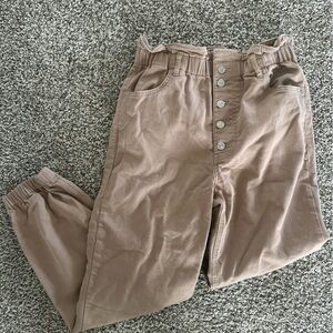 Express khaki joggers